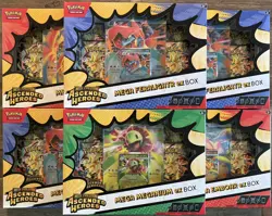 Pokemon TCG Mega Evolution Ascended Heroes Mega Ex Box Lot Set Of 6 New IN HAND - Image 1