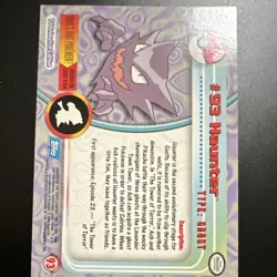 Topps Pokemon TCG Haunter #93 TV Animation Edition Holo Common English - Image 2