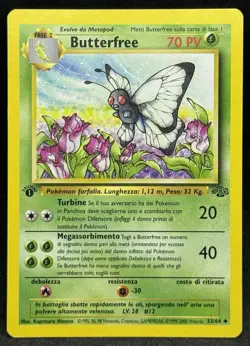 POKEMON~BUTTERFREE~33/64~NONCOMUNE~1A EDIZIONE~JUNGLE~ITA~NM- - Image 1