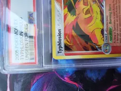 2005 Pokemon Typhlosion Holo Unseen Forces PSA 9 MINT - Image 3
