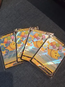 (4) Flying Pikachu V 6/25 Pokemon TCG Ultra Rare NM/M #9 - Image 1