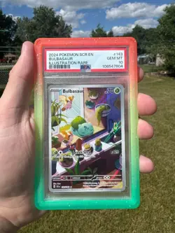 2024 Pokemon SCR En-Stellar Crown #143 Bulbasaur Illustration PSA 10 - Image 1