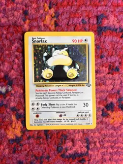 Pokemon Snorlax Jungle Holo Rare Unlimited 11/64 💫LP+ NM💫 - Image 1