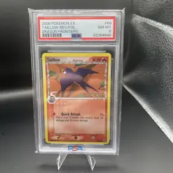 2006 POKEMON EX DRAGON FRONTIERS #66 TAILLOW-REVERSE FOIL PSA 8 - Image 1