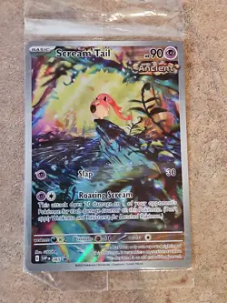 2023 POKEMON SCARLET & VIOLET PROMO HOLO SCREAM TAIL ANICENT #065 Sealed - Image 1