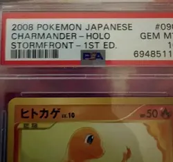 2008 POKEMON STORMFRONT Japanese #090 CHARMANDER-HOLO PSA 10 1st Ed - Image 3