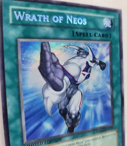 Yu-Gi-Oh! Wrath of Neos HA01-EN027 Limited Edition Secret Rare LP - Image 2