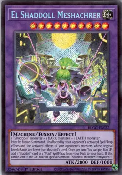 Yu-Gi-Oh! TCG El Shaddoll Meshachrer BLGG BLGG-EN022 NM - Image 1