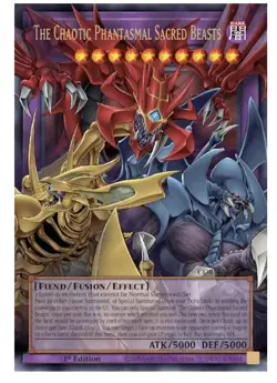 The Chaotic Phantasmal Sacred Beasts - CORI-EN029 - Ultra Rare Extended YuGiOh! - Image 1