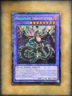 Yugioh Predaplant Dragostapelia RA01-EN027 Prismatic Collector Rare 1st Ed NM - Image 1