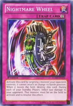 Nightmare Wheel - LCJW-EN134 - Common - 1st Edition Lightly Played Legendary Col - Image 1