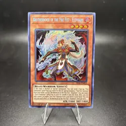 Yugioh! LP Brotherhood of the Fire Fist - Elephant - FIGA-EN012 - Secret Rare - - Image 1