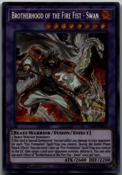 Brotherhood of the Fire Fist - Swan Secret Rare Fists of the Gadgets FIGA-EN015 - Image 1