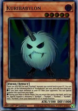 Kuribabylon BROL-EN005 Ultra Rare Brothers of Legend Yu-Gi-Oh 1st Edition LP - Image 1