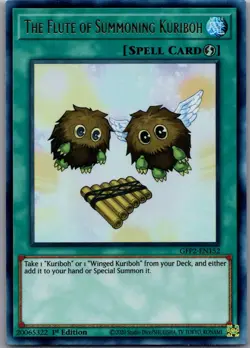 The Flute of Summoning Kuriboh GFP2-EN152 Yu-Gi-Oh 1st Edition LP - Image 1
