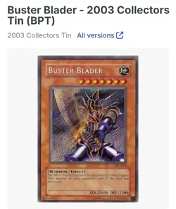 YuGiOh- Buster Blader - BPT-008 - Secret Rare - Holo - Image 1
