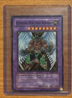 2006 YU-GI-OH! EOJ ELEMENTAL HERO WILD WINGMAN EOJ-EN035 1ST ED ULTIMATE RARE NM - Image 1
