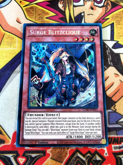 Surge Blitzclique cori-en011 1st Edition (NEW) Secret Rare Yu-Gi-Oh! - Image 1