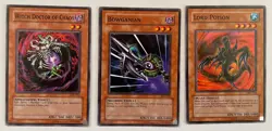 Yu-Gi-Oh Invasion Of Chaos IOC Witch Doctor Of Chaos, Bowganian, Lord Poison - Image 1