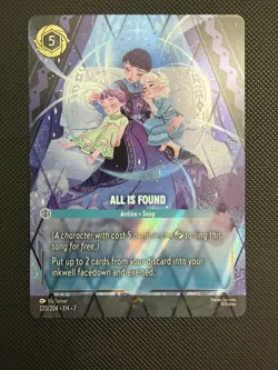 Disney Lorcana All is Found | ENCHANTED | Archazia's Island | Frozen Anna Elsa - Image 1