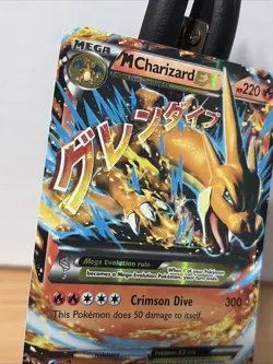 Pokemon M Charizard EX (Y) Ultra Rare Holo Mega EX 13/106 Flashfire 220HP (LP) - Image 2