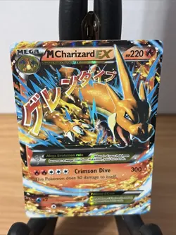 Pokemon M Charizard EX (Y) Ultra Rare Holo Mega EX 13/106 Flashfire 220HP (LP) - Image 3