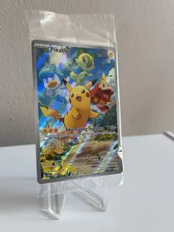 2023 Pokemon TCG • Pikachu SVP: Paldea Evolved ETB Promo• 027 NM Sealed - Image 3