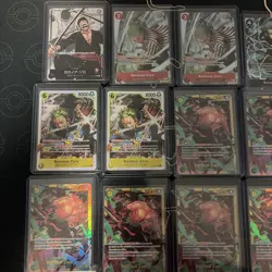 ONE PIECE TCG Roronoa Zoro Lot 15 Cards: SR, SEC Variety Of Sets! NM/M - Image 1