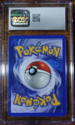 Ditto 3/62 CGC 9 Misalignment Error Fossil Holo Rare Pokemon Card Graded - Image 2