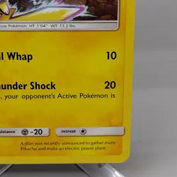 Pikachu SM98 Sun & Moon Ultra Rare Holo Black Star Promo Pokemon Card TCG MP - Image 5
