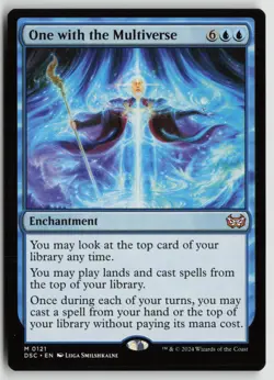 One with the Multiverse LP 121 Commander: Duskmourn: House of Horror MTG - Image 1