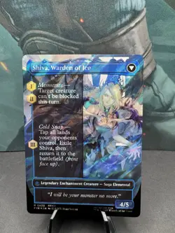 MTG Final Fantasy Jill, Shiva's Dominant Shiva, Warden of Ice Surge NM R0523 - Image 2
