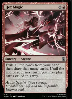 Hex Magic 133 Uncommon Marvel Magic: The Gathering Foil Near Mint - Image 1