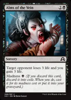 1x Alms of the Vein MTG - Shadows Over Innistrad - Light Play - Image 1