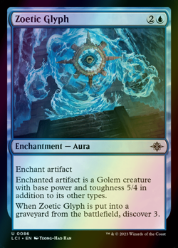 MTG Zoetic Glyph Foil ** The Lost Caverns of Ixalan ** English - Image 1