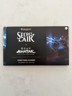 Magic MTG Secret Lair Avatar The Last Air Bender Everything Changed Foil IN HAND - Image 1