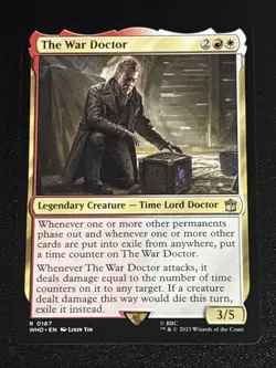 MTG Universes Beyond: Doctor Who The War Doctor 0167 NM Rare - Image 1