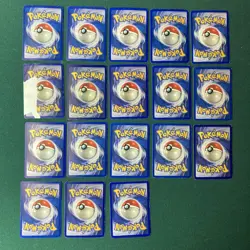 Lot of 18 RARE Vintage Trainer Pokemon Cards - Image 2
