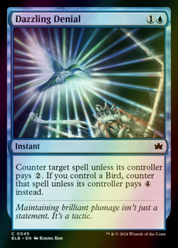 MTG Dazzling Denial Foil ** Bloomburrow ** English - Image 1