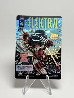 Elektra, Daughter of the Hand (Borderless) (395) Marvel Super Heroes Foil - Image 1