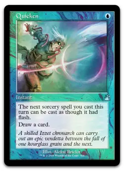 Quicken (Retro Frame) #318 (Foil) (NM) Ravnica Remastered RVR Magic MTG - Image 1