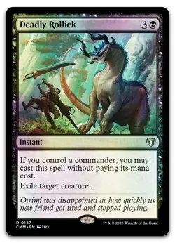 Deadly Rollick #147 (Foil) (NM) Commander Masters CMM Magic MTG - Image 1