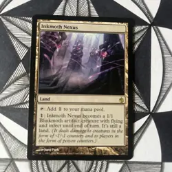 MTG Inkmoth Nexus Mirrodin Besieged 145/155 Regular Rare Never Played - Image 1