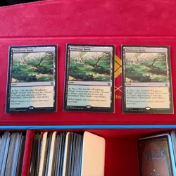 x3 Wizards of the Coast Windswept Heath 248 Khans of Tarkir Rare Land Regular EN - Image 1