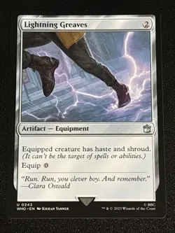 MTG Universes Beyond: Doctor Who Lightning Greaves 0243 NM - Image 1
