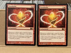 2x Manabarbs - Magic 2012 (M12) MTG Rare UP LP - Image 1