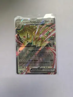 Pokemon TCG Team Rockets Persian EX Black Star Promo 218 Holo NM - Image 1