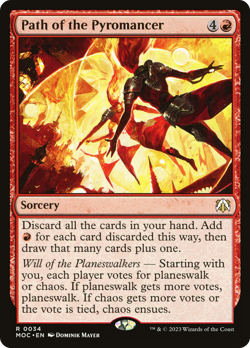 Path of the Pyromancer [March of the Machine Commander] Magic MTG - Image 1