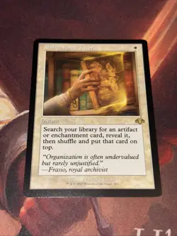 Enlightened Tutor X1 Mtg Dominaria Remastered Nm Retro Frame - Image 1