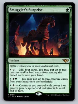 Smuggler's Surprise 180 Rare Outlaws of Thunder Junction MTG NM - Image 1